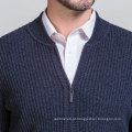 Produtos mais vendidos Homens Inverno Dark Grey Cashmere Cardigan Sweaters With Zipper